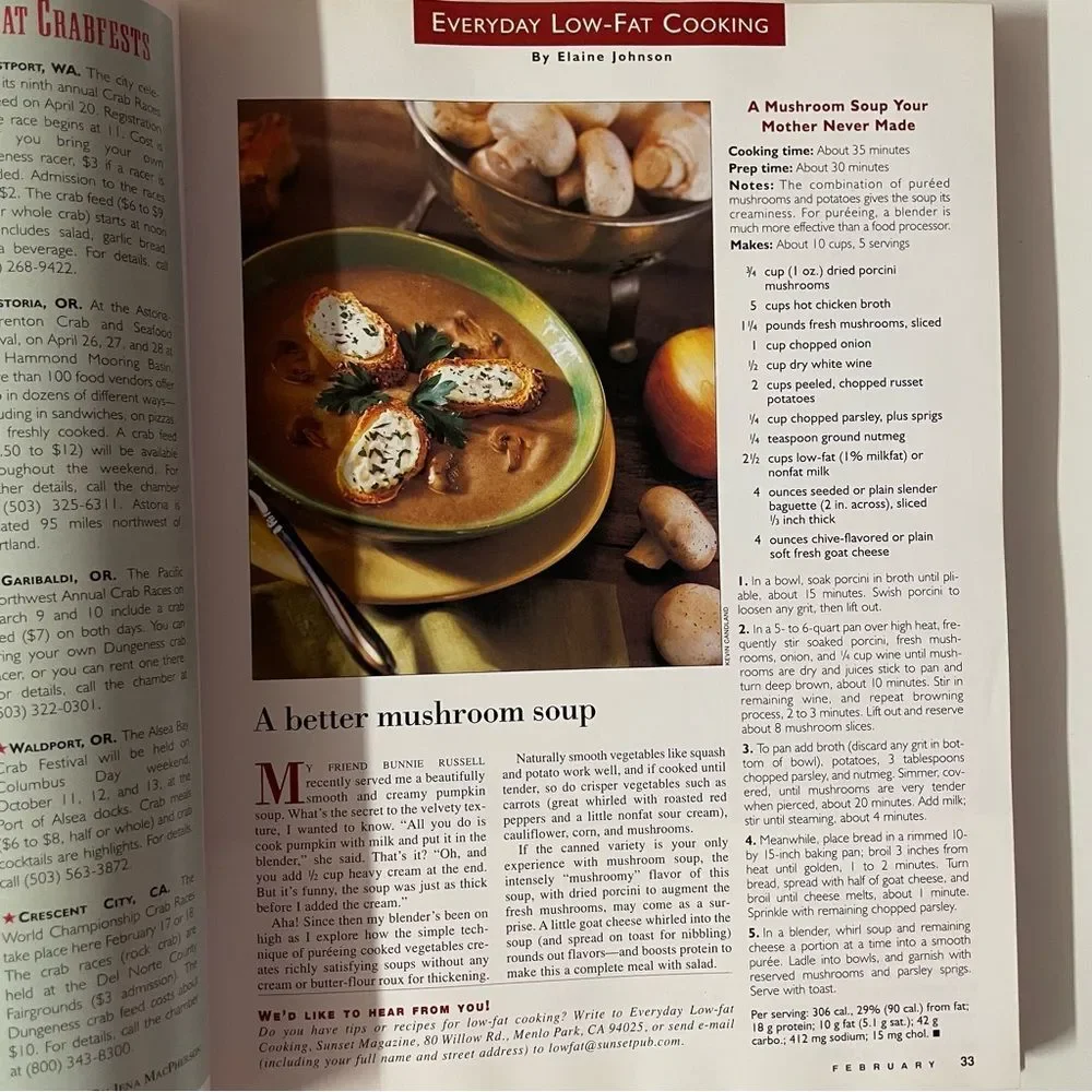 Vintage Sunset Recipe Annual 1997 Edition Hardcover Cookbook GUC